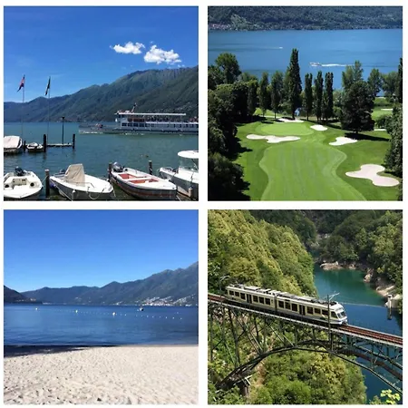 Daire Sollevante Mit Pool Und Fantastischem Seesicht Ascona