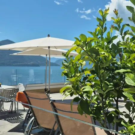 Sollevante Mit Pool Und Fantastischer Seesicht * 阿斯科纳