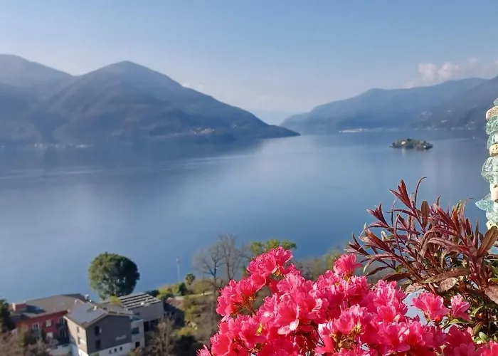 Sollevante Mit Pool Und Fantastischem Seesicht 阿斯科纳