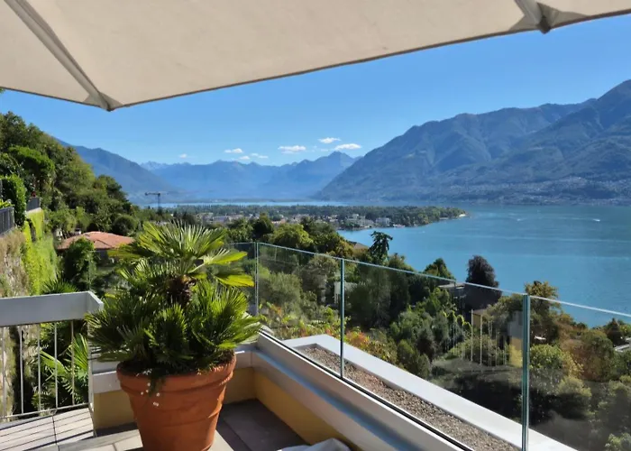 Sollevante Mit Pool Und Fantastischem Seesicht Apartment Ascona